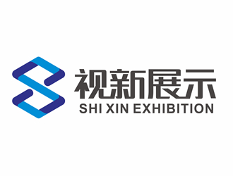 唐国强的视新展示展厅道具公司logo设计