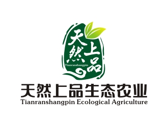 曾翼的天然上品生态农业发展有限公司logo设计