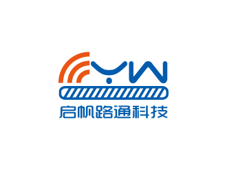 林颖颖的北京启帆路通科技有限公司（YW）logo设计