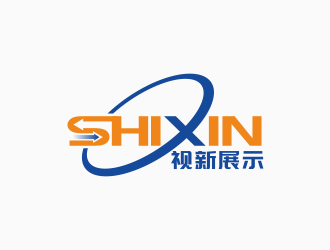 林思源的视新展示展厅道具公司logo设计