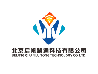 刘彩云的北京启帆路通科技有限公司（YW）logo设计