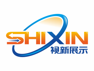 林思源的视新展示展厅道具公司logo设计