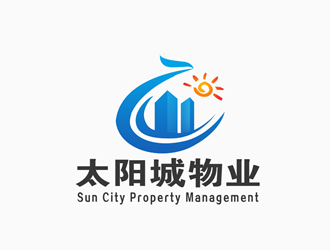 张青革的海南太阳城物业管理有限公司logo设计