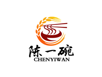 秦晓东的陈一碗重庆面馆标志logo设计