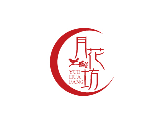 林颖颖的月花坊西式快餐logo设计