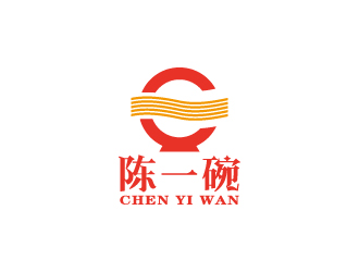 周金进的陈一碗重庆面馆标志logo设计