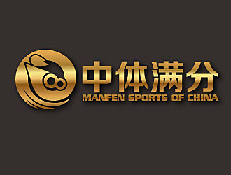 黎明锋的中体满分logo设计