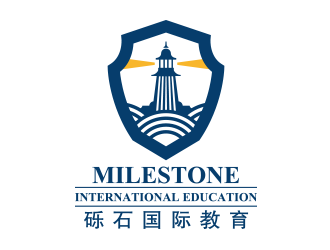 黄安悦的Milestone international Education  砾石国际教育logo设计