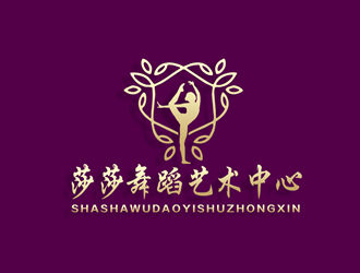 张青革的莎莎舞蹈艺术中心logo设计