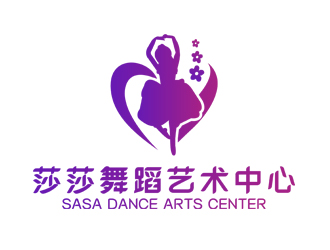 莎莎舞蹈艺术中心logo设计