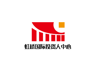 胡广强的虹桥国际投资人中心logo设计