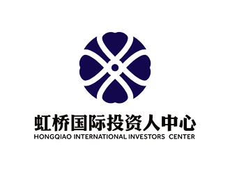 谭家强的虹桥国际投资人中心logo设计