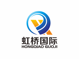 何嘉健的虹桥国际投资人中心logo设计