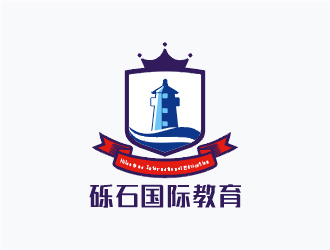 梁俊的Milestone international Education  砾石国际教育logo设计