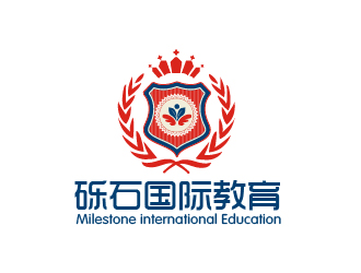 曾万勇的Milestone international Education  砾石国际教育logo设计