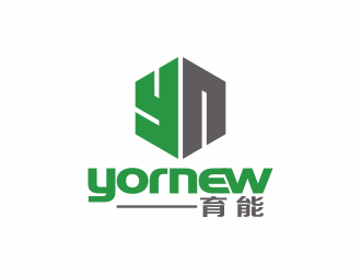 何嘉健的yornew育能logo设计