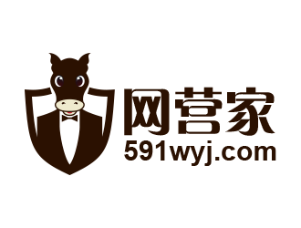 黄安悦的北京网营家-网络营销卡通马logo设计logo设计