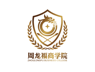 周龙福商学院logo设计