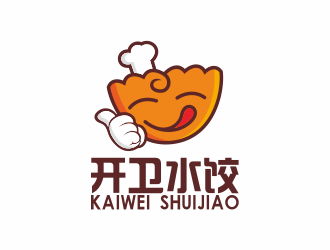 何嘉健的开卫水饺logo设计