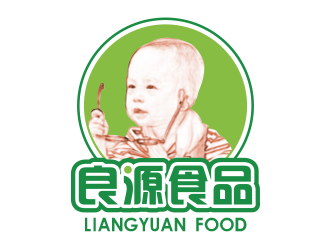黄安悦的良源食品logo设计
