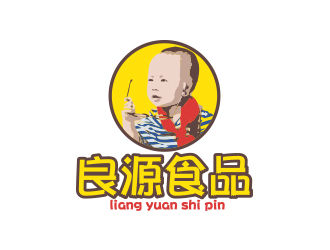 孙金泽的良源食品logo设计