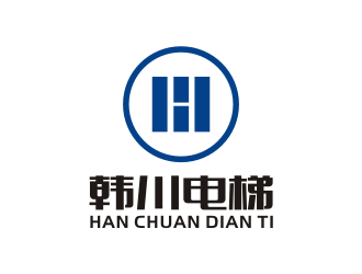 李泉辉的韩川电梯 机械制造业标志logo设计