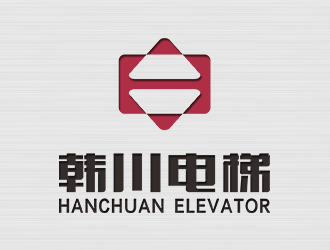 于洪涛的韩川电梯 机械制造业标志logo设计