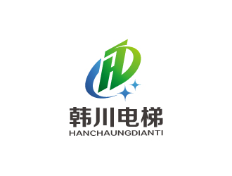 林颖颖的韩川电梯 机械制造业标志logo设计