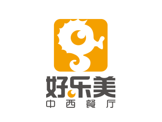黄安悦的好乐美中西餐厅标志logo设计