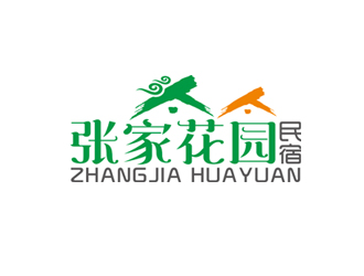 赵鹏的张家花园旅游民宿酒店标志logo设计