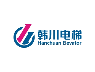 曾翼的韩川电梯 机械制造业标志logo设计