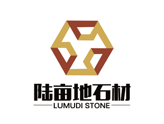 谭家强的陆亩地石材logo设计