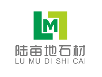 刘彩云的陆亩地石材logo设计
