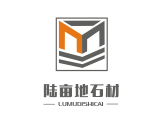 朱红娟的陆亩地石材logo设计