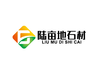王涛的陆亩地石材logo设计
