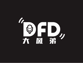 刘彩云的大风弟 游戏主播logologo设计