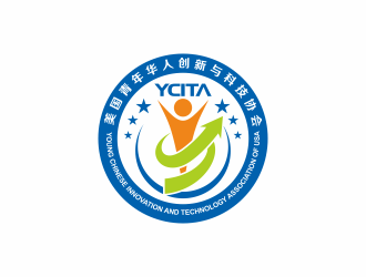 何嘉健的美国青年华人创新与科技协会标示logologo设计