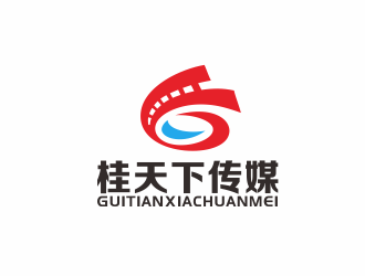 林万里的广西桂天下传媒有限公司标志logo设计