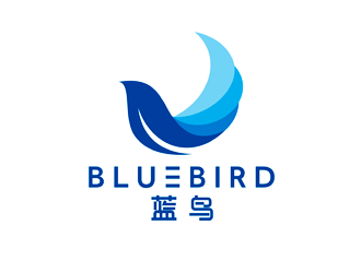 谭家强的蓝鸟logo设计