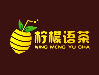 谭家强的奶茶店logo（柠檬语茶）logo设计