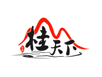 刘彩云的广西桂天下传媒有限公司标志logo设计