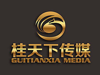 黎明锋的广西桂天下传媒有限公司标志logo设计