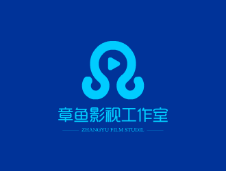 张发国的章鱼影视工作室（非卡通）logo设计