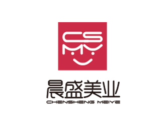 高明奇的北京晨盛美业商贸有限公司logo设计