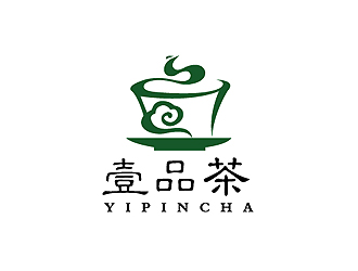 秦晓东的壹品茶logologo设计