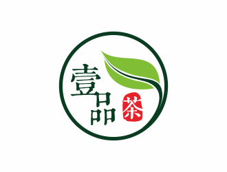 林万里的壹品茶logologo设计
