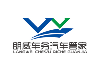赵鹏的朗威车务汽车管家logo设计