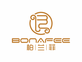 何嘉健的柏兰菲Bonafee商标logo设计