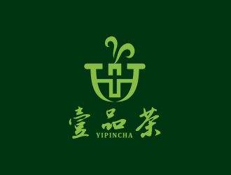 黄安悦的壹品茶logologo设计