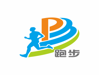 何嘉健的PB（跑步）商标logo设计